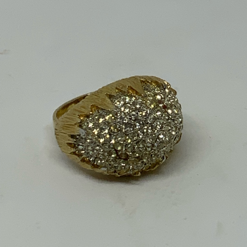 Gold Tone Womens Size 6 Ring